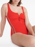 Tribune square-neck swimsuit